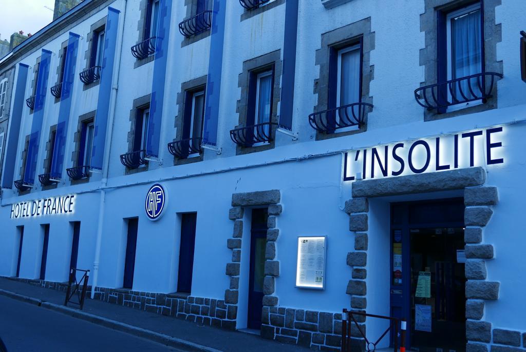 Hotel De France - Restaurant L'Insolite Douarnenez Ngoại thất bức ảnh