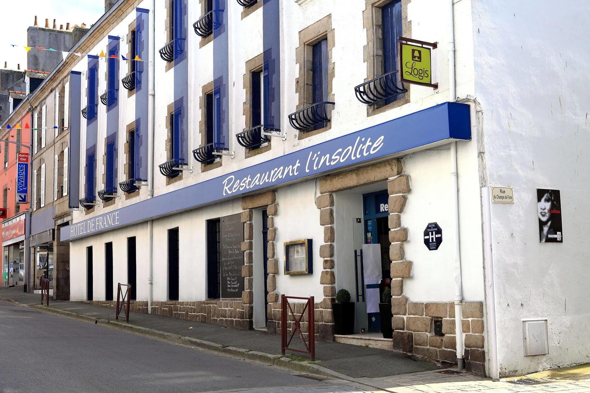 Hotel De France - Restaurant L'Insolite Douarnenez Ngoại thất bức ảnh